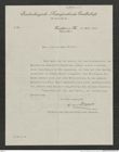 Nachlass Franz Steindachner, Brief von Otto zur Strassen an Franz Steindachner (02.03.1912), Inv.Nr. 521.01, Seite 1